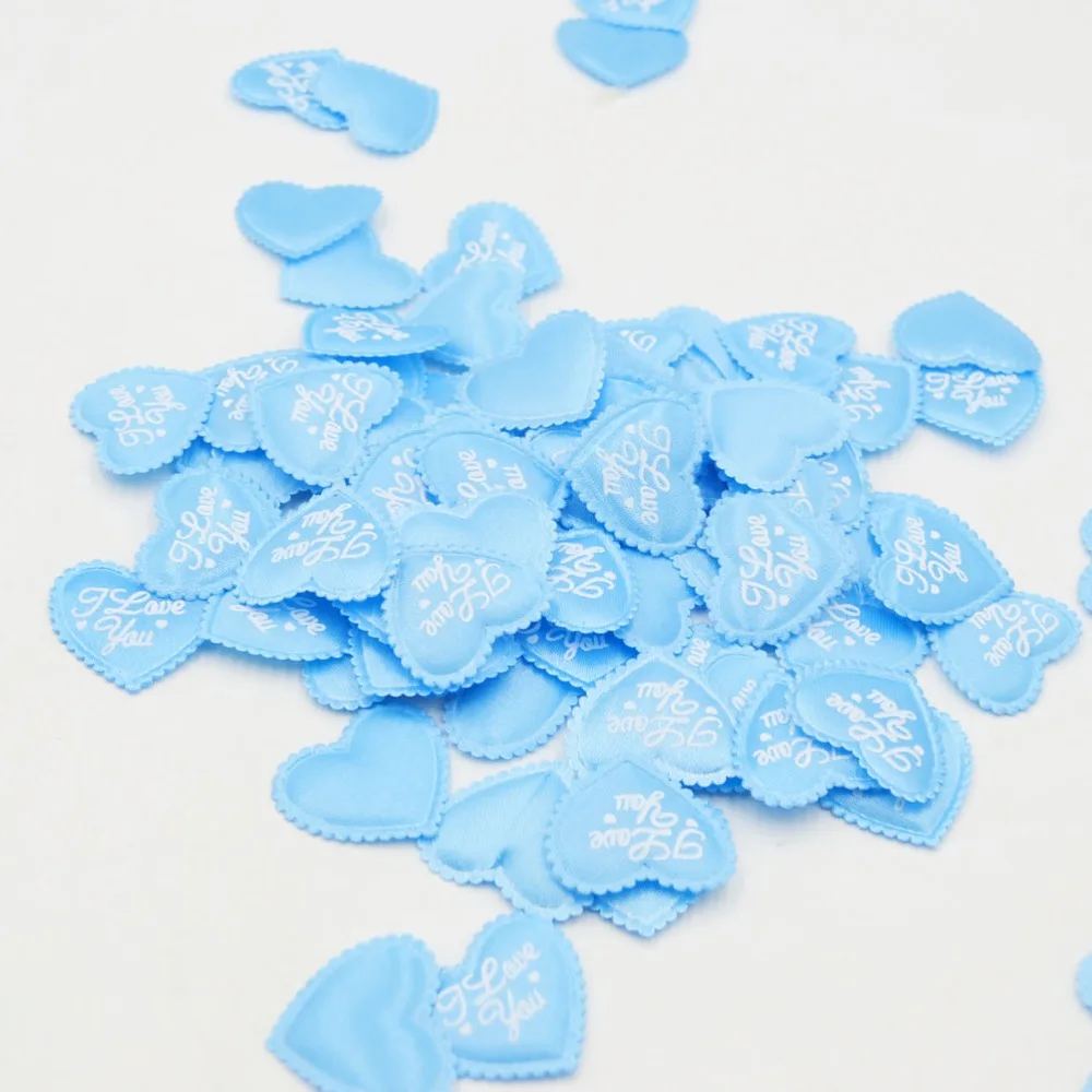 100 шт./лот голубое сердце любовь свадебное украшение цветочные лепестки