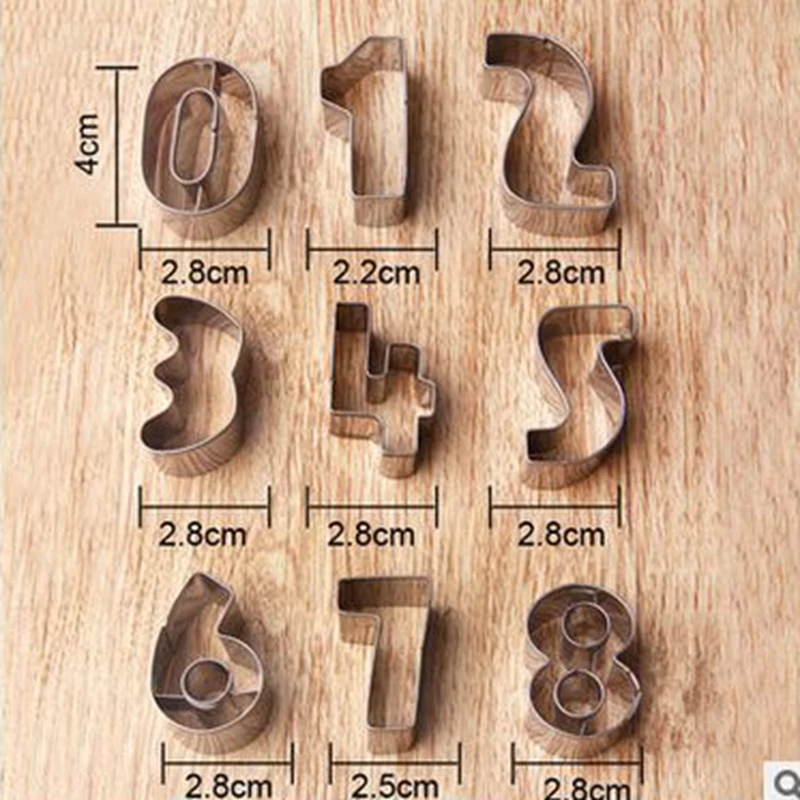 Женская Цифровая форма из нержавеющей стали для печенья торта фотоинструмент