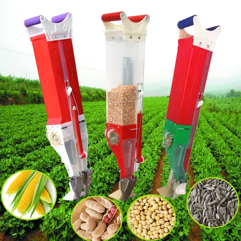 Портативная сеялка для кукурузы сои арахиса сеяльная машина хлопковых