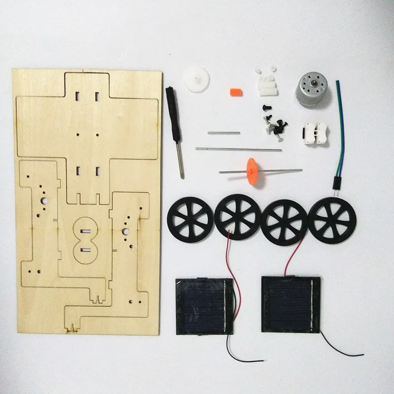 Happyxuan DIY эксперимент на солнечной батарее автомобиль в комплекте научный