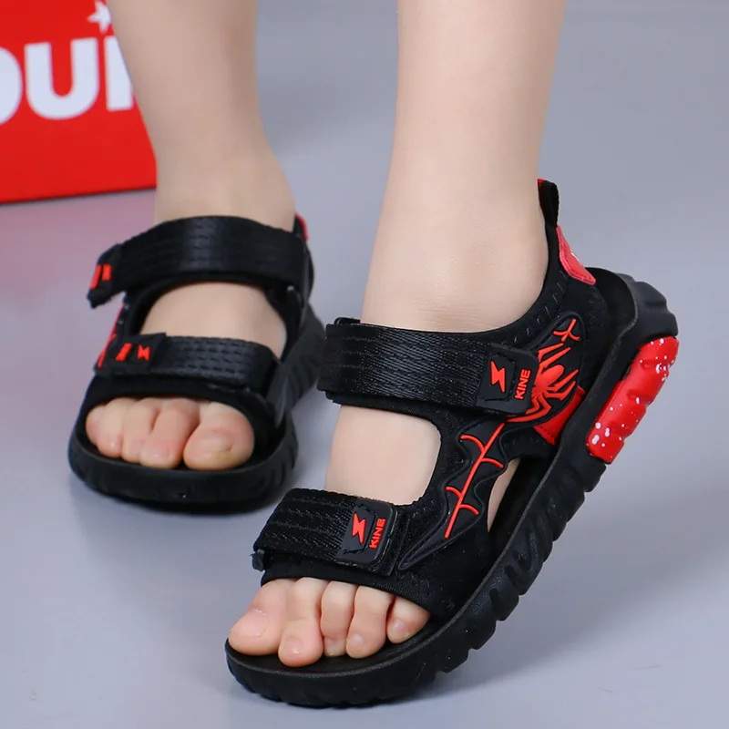 Детская пляжная обувь летние спортивные сандалии для мальчиков повседневная с