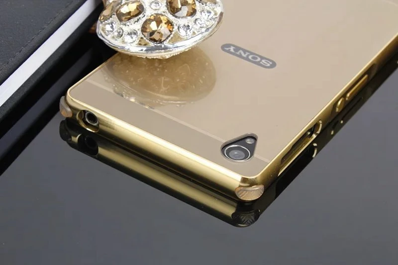Роскошный противоударный чехол для sony Xperia Z1, Z2, Z3, Z4, Z5, металлический бампер, матовая задняя крышка из поликарбоната, Жесткий Чехол для sony Xperia Z1, Ультратонкий чехол