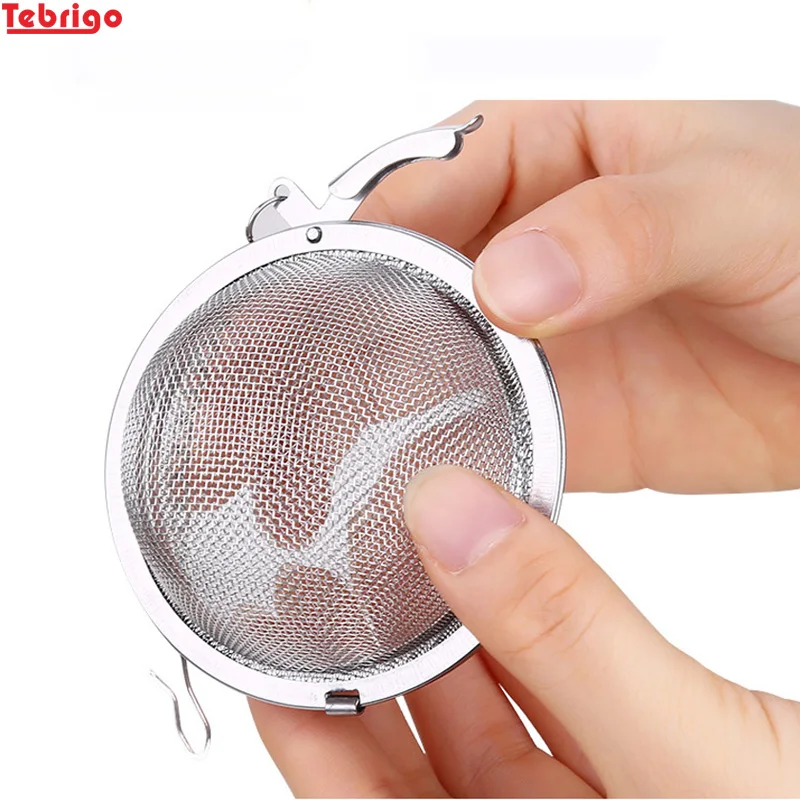 Tebrigo 3Pcs Stainless Steel Filter Mesh Tea Infuser Strainer Ball with Hook For Brewing Lot | Дом и сад
