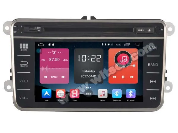 Автомобильный DVD-проигрыватель с 7 &quotAndroid 6 0 для Volkswagen Beetle 2011-2015 и Caddy 2003-2015 Vento 2009-2015