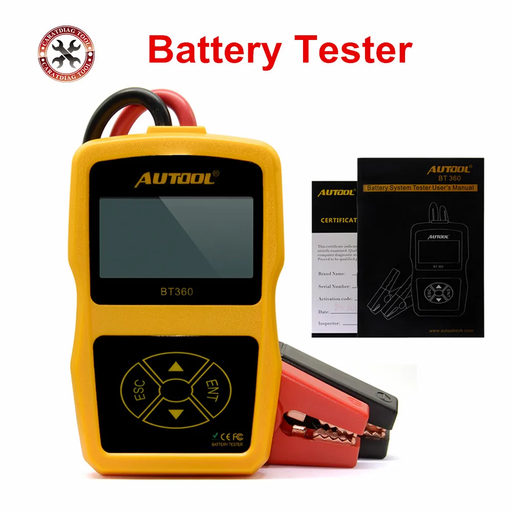 AUTOOL BT360 12 V Цифровой walkie talkie автомобильное Батарея для затопленного AGM GEL BT 360 вольт