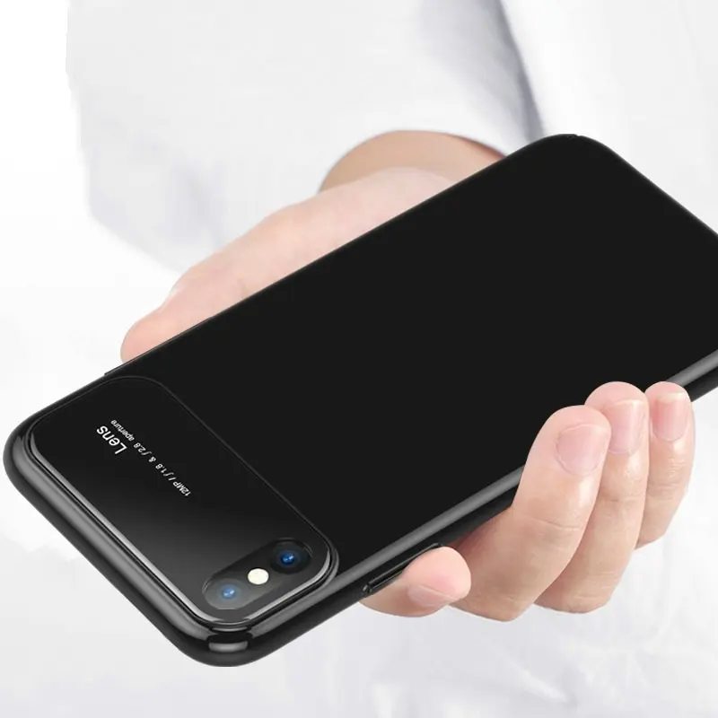 LONEUX Luxury Phone Case For iPhone X Ultra Thin PC Slim Transparent Back Cover 10 Full Shell |