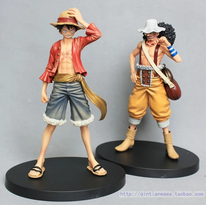 Аниме мультфильм один кусок Гладиатор Луффи и Usopp ПВХ фигурку Коллекционная