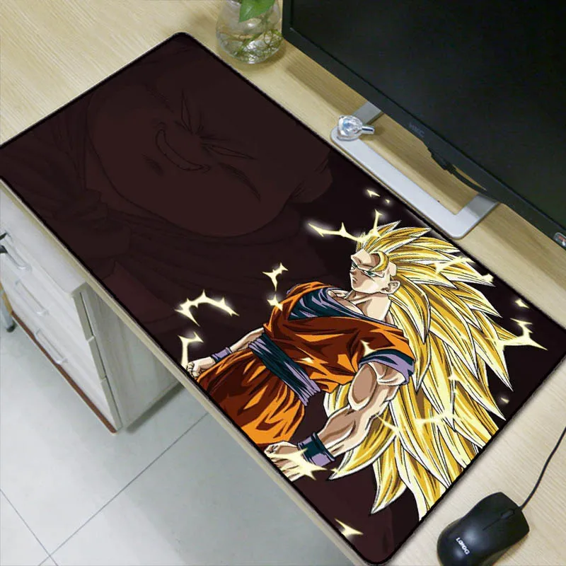 Аниме Драконий жемчуг Z Goku большой замок край коврик для мыши Размер 300*600*2 и 400*900*5