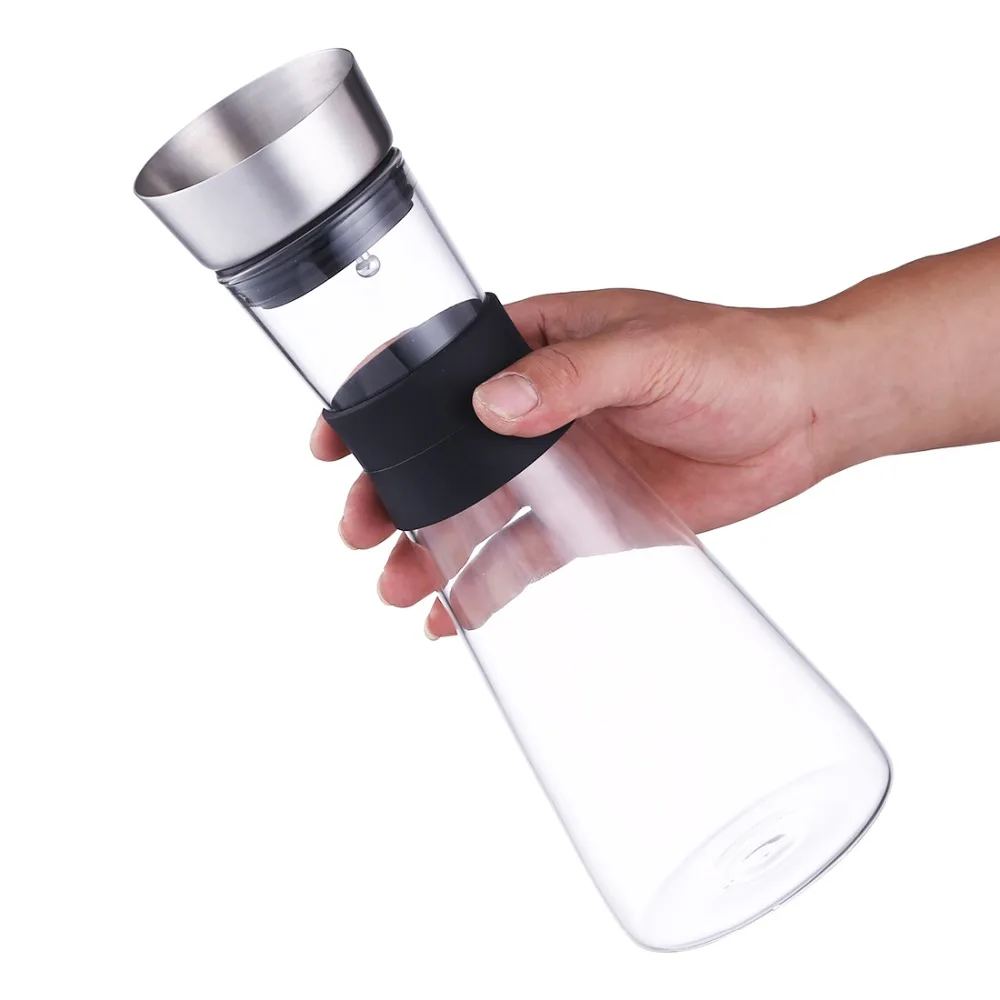 Стеклянная бутылка для воды с крышкой 1000 мл|glass pitcher|glass juicepitcher glass |