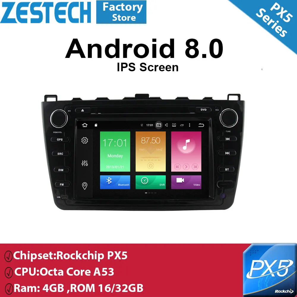 8 &quotAndroid 0 2din автомобильный Радио gps dvd плеер для Mazda 6 2008 2009 2010 2011 2012 Авто радио