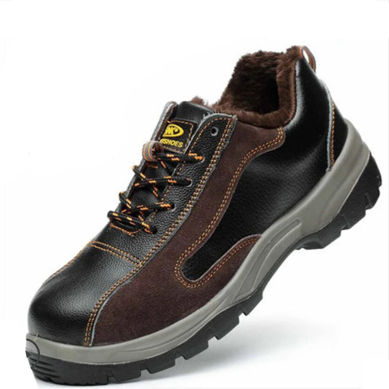

2019 New High Quality Breathable Work Boots Steel Toe Cap Non-slip Work Boots Men's Suede Breathable Casual Shoes Safety Shoes