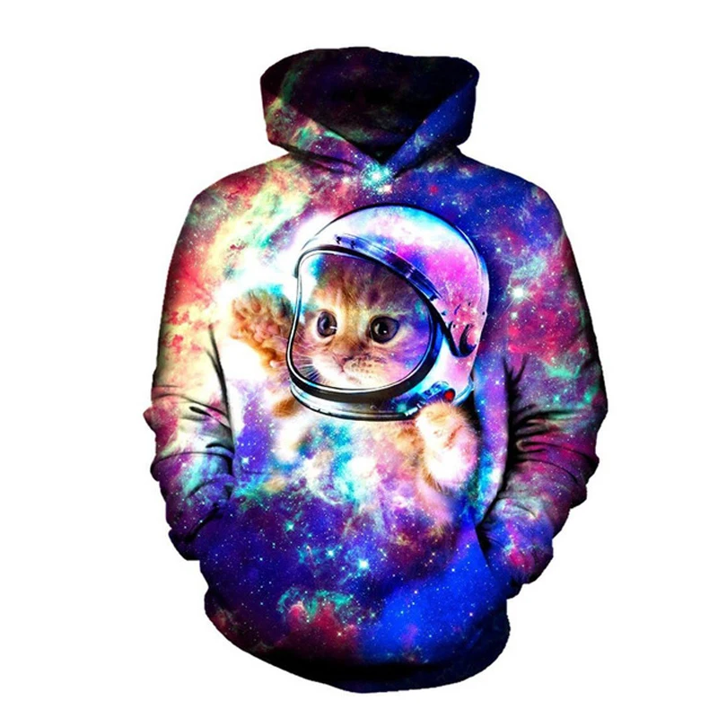 ONSEME Cool Yin Yang 3D толстовки с капюшоном для мужчин и женщин хипстерские космические