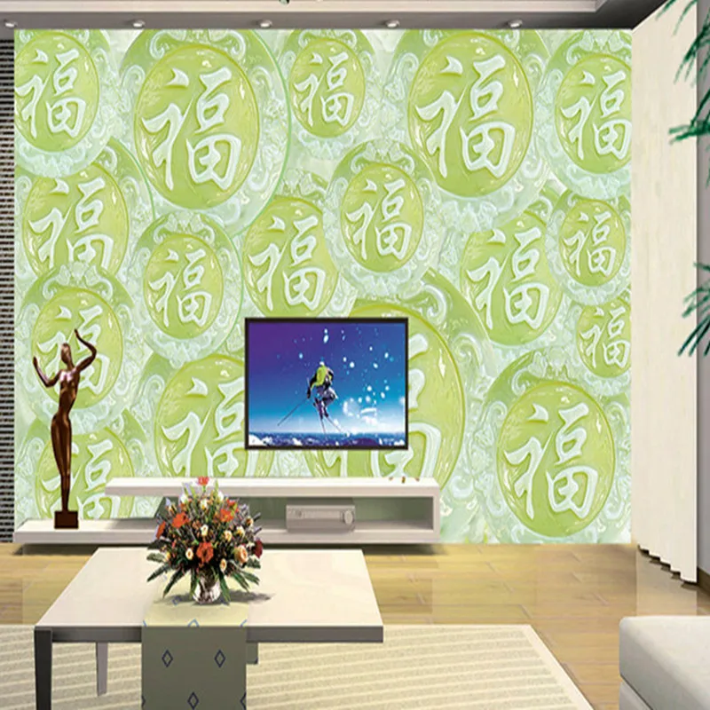3D Relief Jade Wallpapers for Walls Modern Wall Murals Photo Bedroom Living Room Background Painting | Обустройство дома