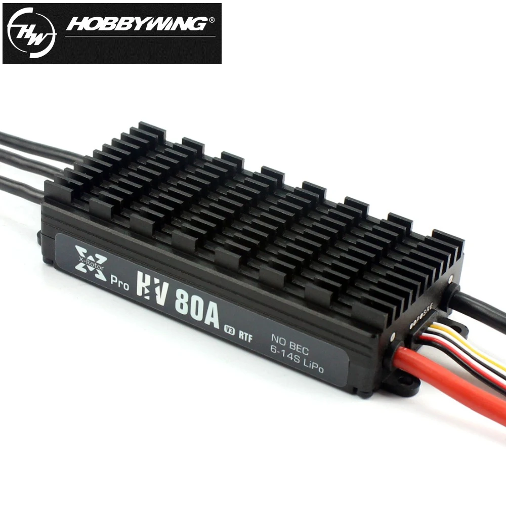 Электронный контроллер скорости Hobbywing XRotor Pro серии 80A HV V3 для мультикоптеров FPV