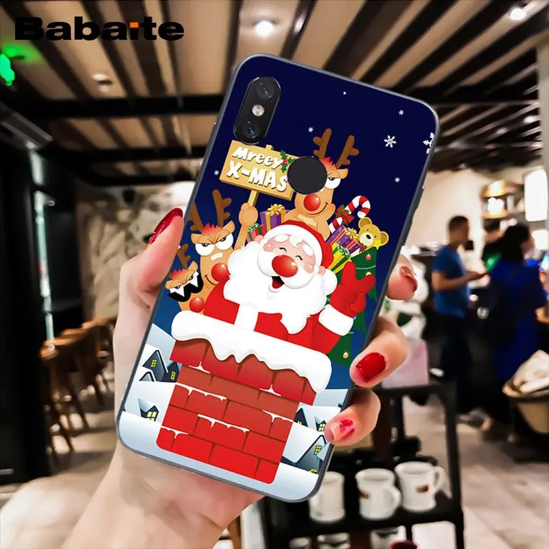 Babaite год Рождественский олень Санта мягкий чехол для телефона для Xiaomi MiA1 A2 lite F1 Redmi8 4X 5Plus S2 Note7 8Pro 5A 6A