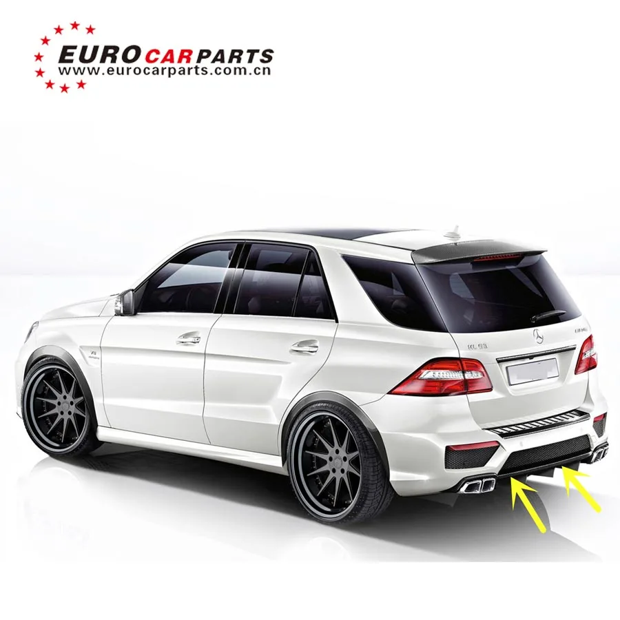 ML класс W166 карбоновый спойлер finber подходит для ML63 карбоновая передняя губа над