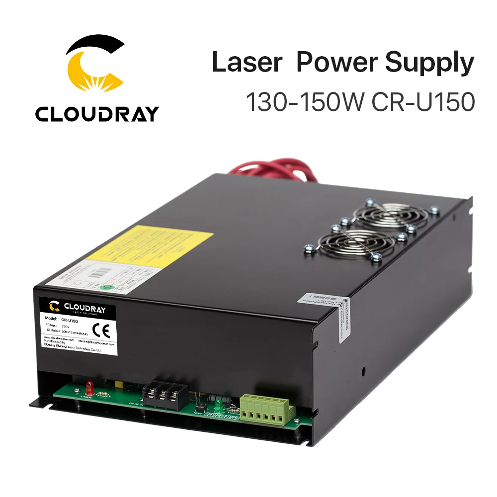 Cloudray 130 150 Вт CO2 лазерный источник питания для лазерной гравировки режущего станка