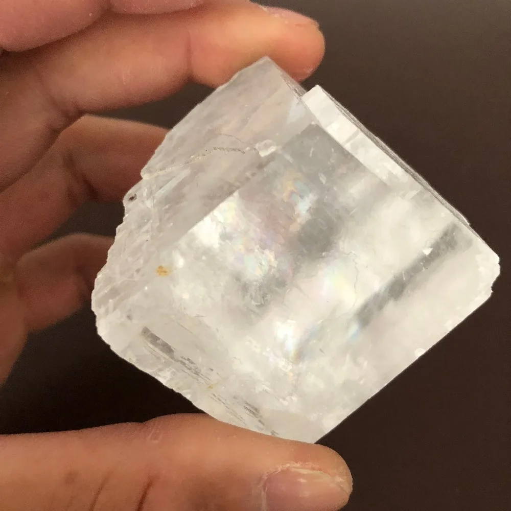 Оптический кальцит необработанные природные камни и минералы Исцеляющие 1