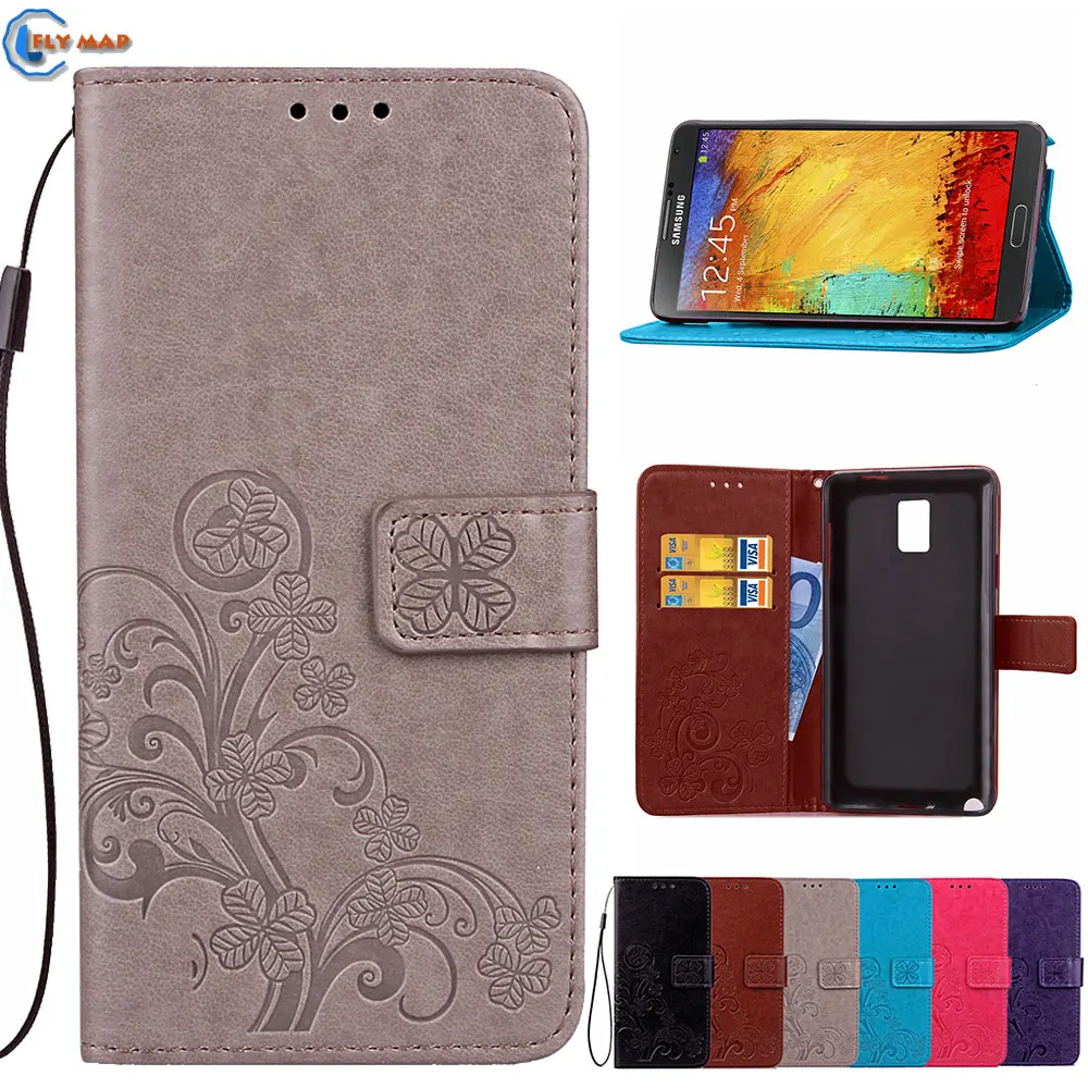 Чехол для Samsung Galaxy NOTE 3 N900 N9005 N900A N900X SM-N900 SM-N900t SM-N9002 откидной кошелек кожаный чехол