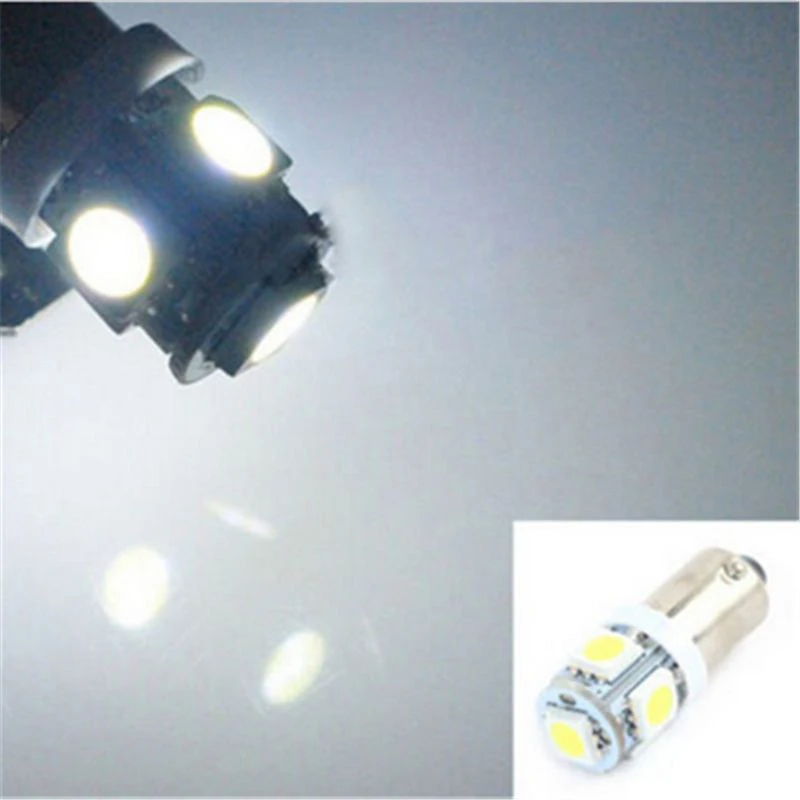 2x BA9S 5050 5 SMD led 5smd 12В автомобильная лампа поворотный светильник белый розовый