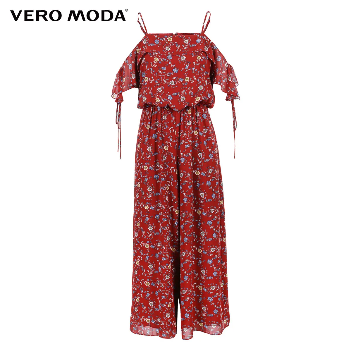 Vero Moda женский комбинезон с открытыми плечами и широкими штанинами | 31839X502
