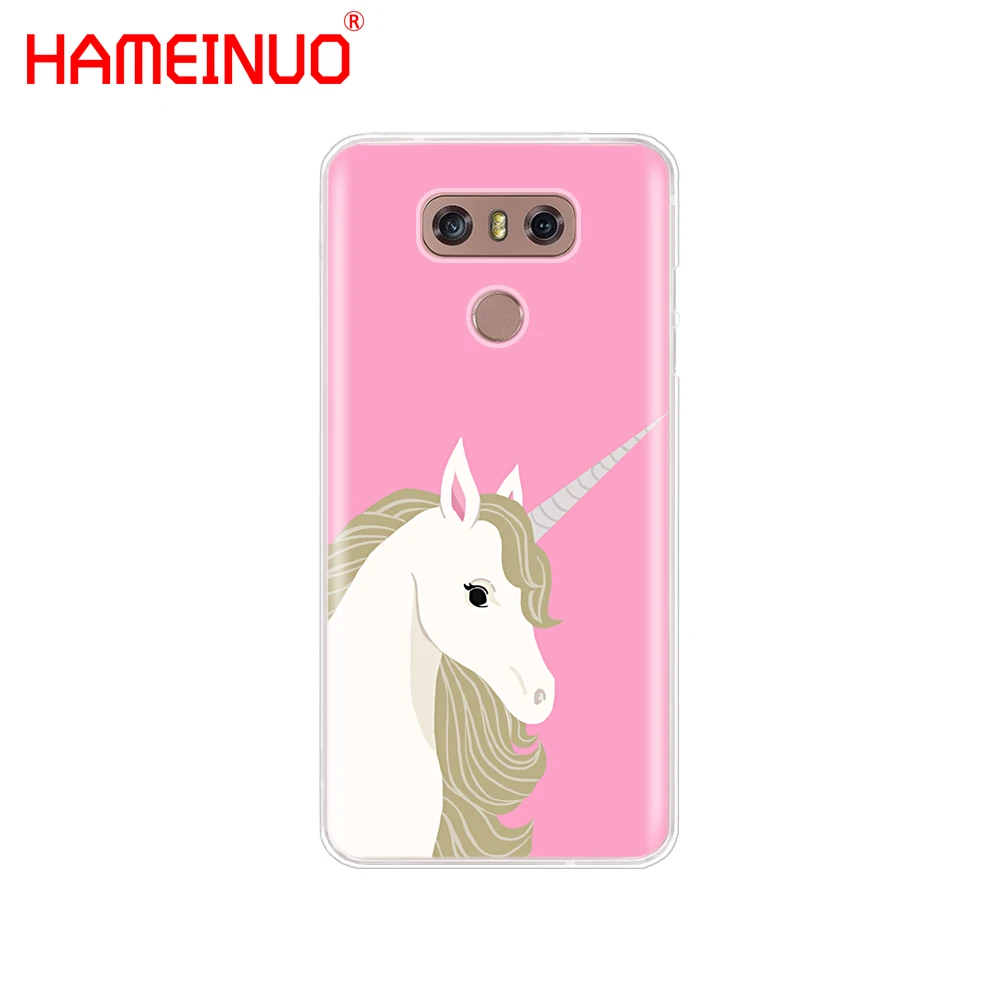 Чехол с единорогом gameinuo Rainbow для LG Q6 G6 MINI G5 K10 M250N M250 2017 2016 X POWER 2|Бамперы| |