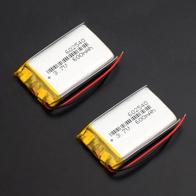 3 7 V 600mAH 602540 полимерный литий ионный/литий ионный аккумулятор для DVR записи MP3 MP4