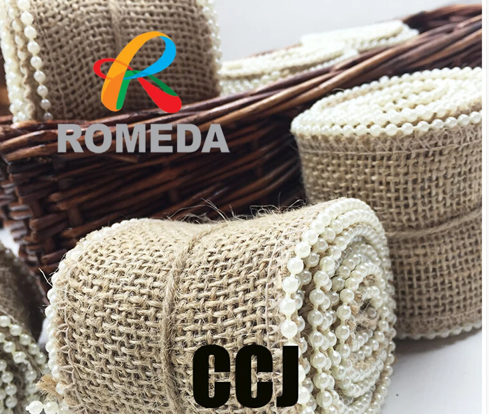 (Ш * д) 6 см 200 рулон из натурального джутового волокна лента мешковины для