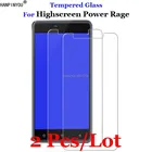 2 шт.лот для Highscreen Power Rage закаленное стекло 9H 2.5D Премиум Защитная пленка для экрана Highscreen Power Rage 5,0