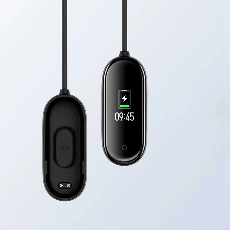 Xiaomi mi Band 4 Оригинальное зарядное устройство для Xiaomi mi Band 4 зарядная док-станция mi Band 4 USB кабель mi Band 4 аксессуары черный 5 В/250 мА 1,2 м