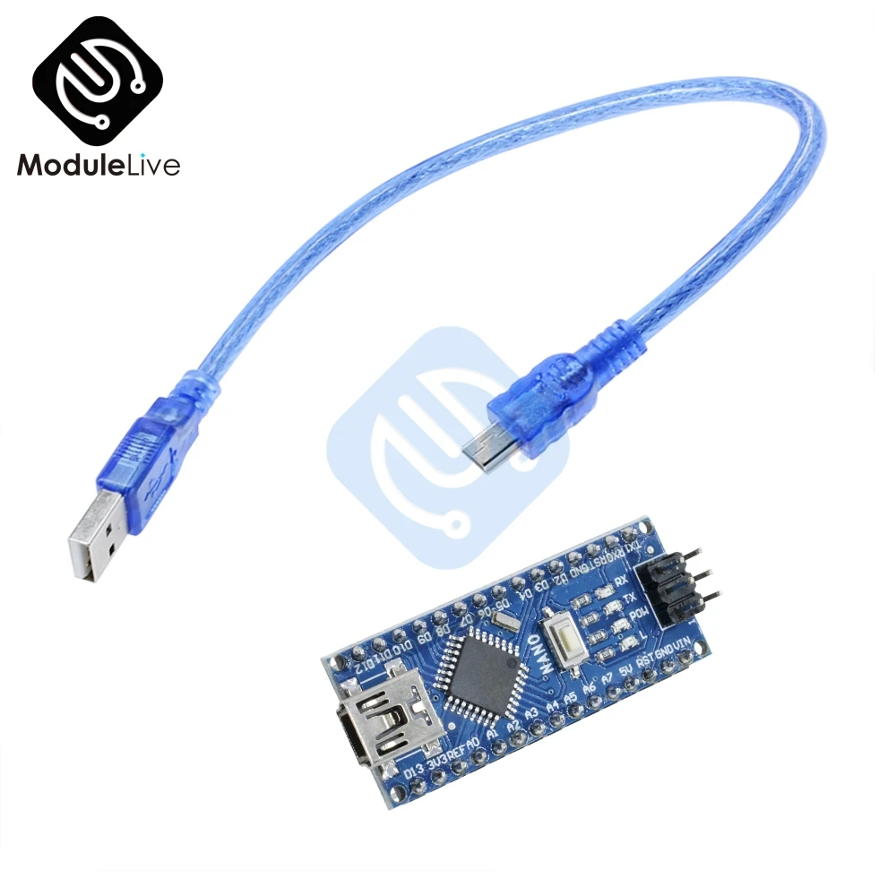 Плата микроконтроллера CH340g CH340 Nano V3.0 3 0 ATmega328 ATmega328P плата для модуля Arduino USB кабель 5