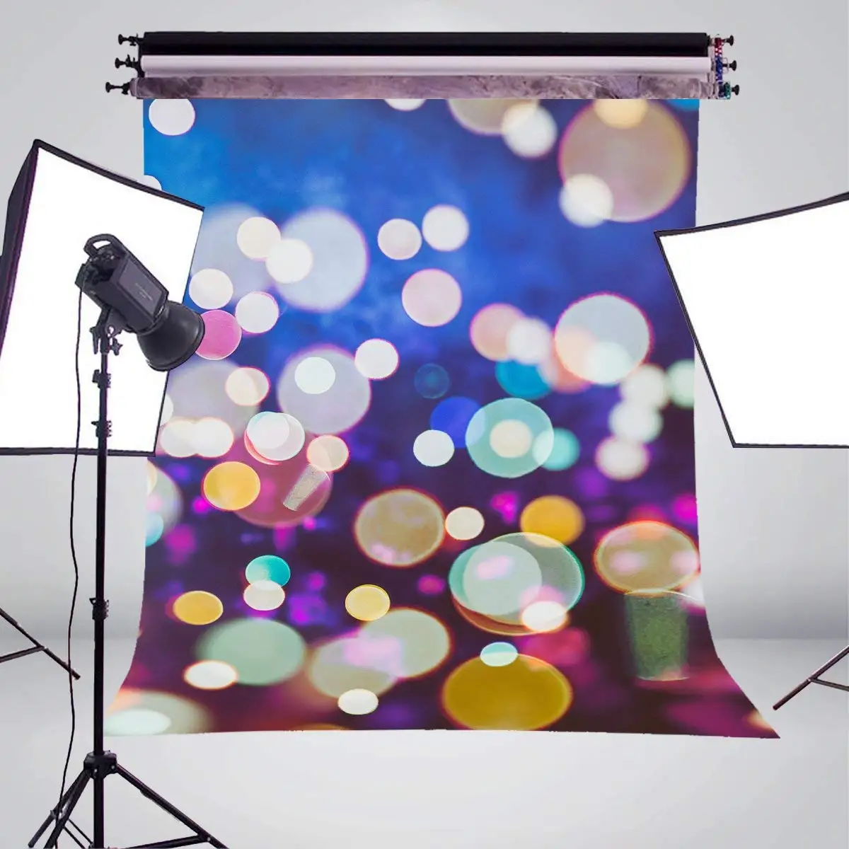5x7ft красочные Пузырьковые фотографии лампа для фоновой подсветки фон Дети