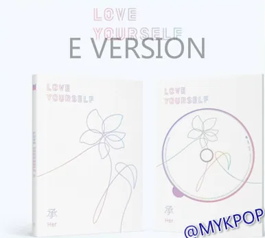 [MYKPOP]~ Официальный~ Heat KPOP набор альбомов: LOVE YOURSELF/HER, CD+ Буклет+ почтовая карта+ наклейка KPOP Item SA19022001