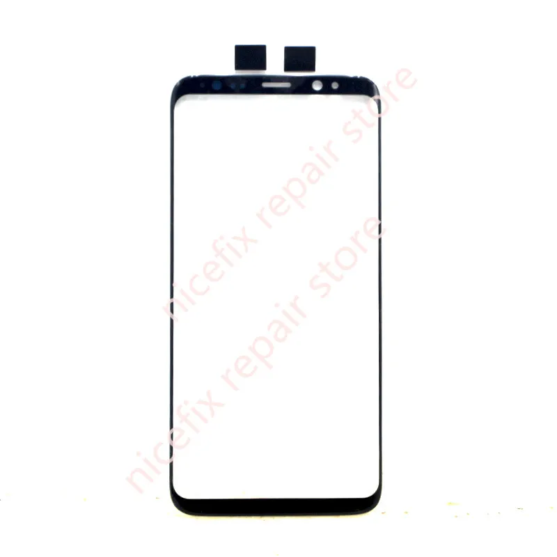 Новый черный для S8 plus запасной передний внешний экран стеклянный объектив Samsung Plus