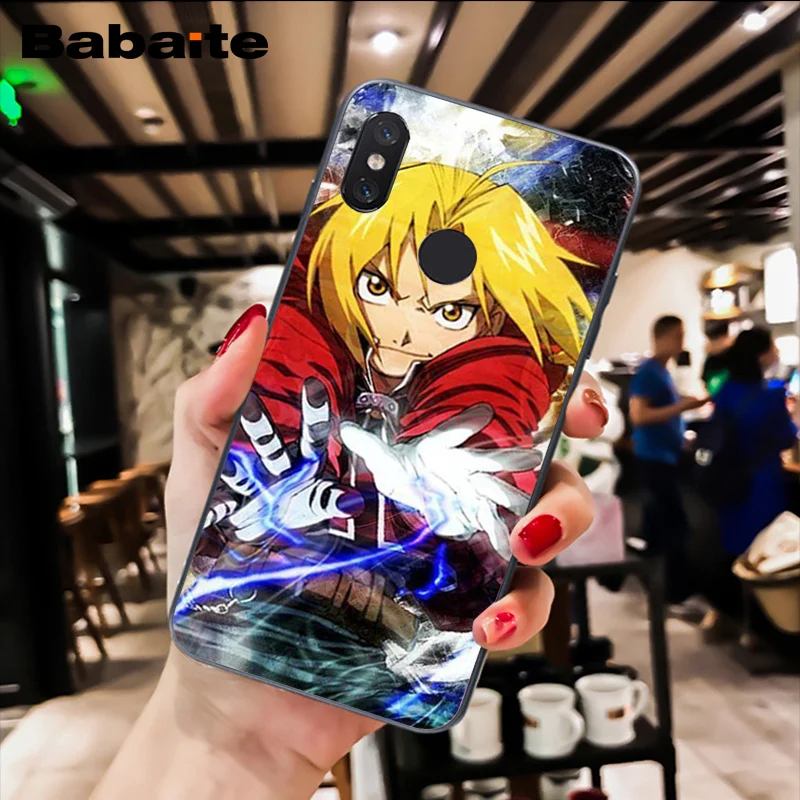 A15 Babaite Стальной алхимик братство чехол для телефона аниме для Xiaomi MiA1 A2 lite F1 Redmi8 4X 5Plus S2 Note7 8Pro 5A 6A - Цвет: A15