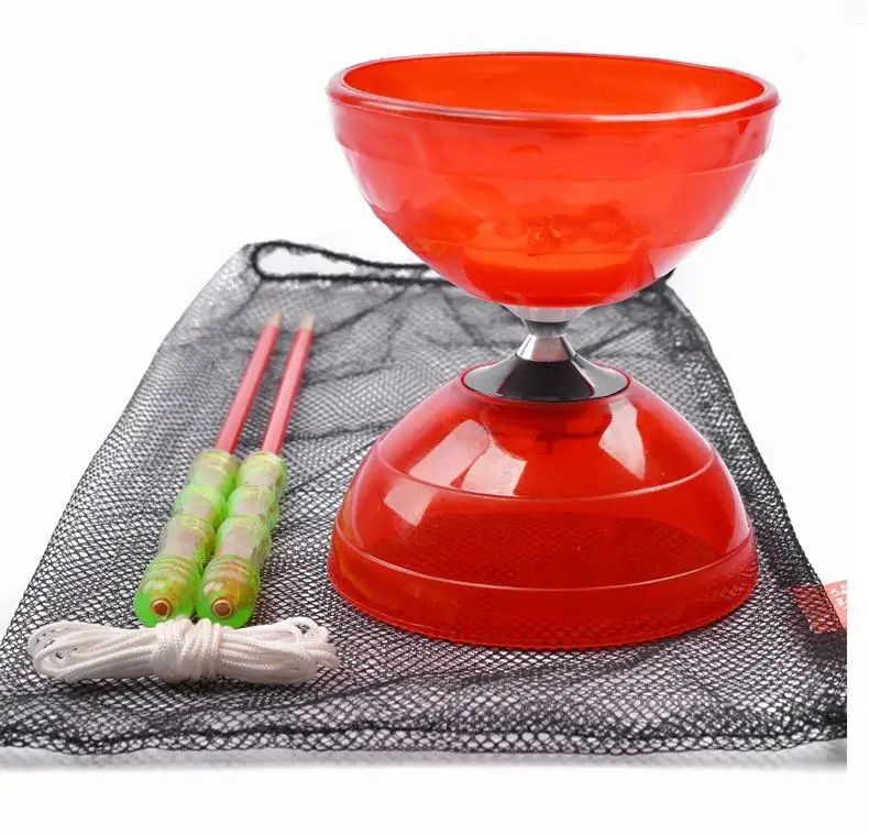 1 bearing Diabolo чаша с ручными палками веревка жонглирование начинающих Классическая