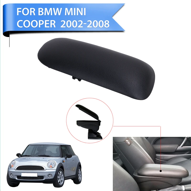 Черный Автомобильный контейнер для хранения консоли из искусственной кожи