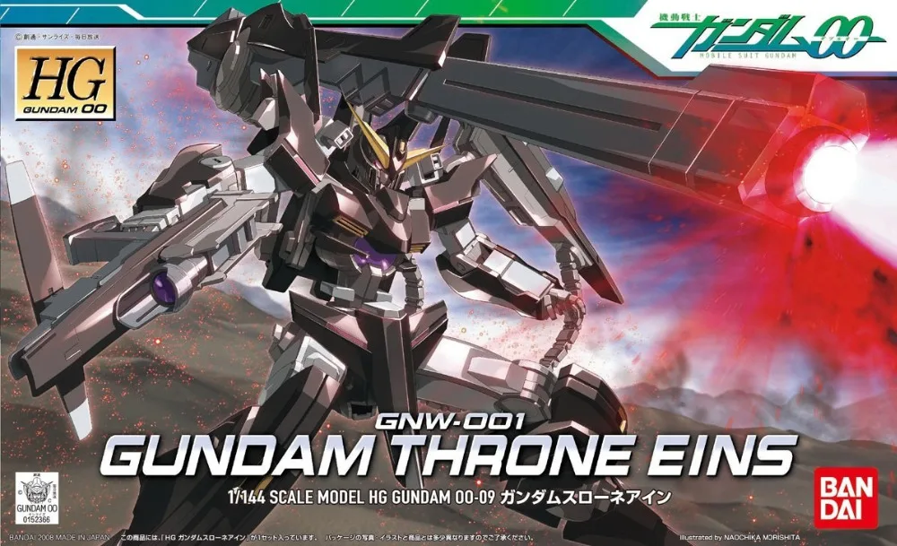 Оригинальная модель Gundam HG 1/144 GNW 001 Тронный EINS GUNDAM разблокированный мобильный