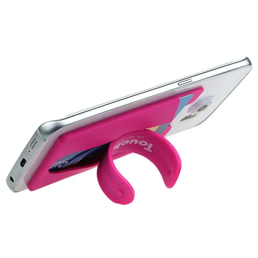 2018 Горячая продажа модный силиконовый держатель для кредитных карт слот