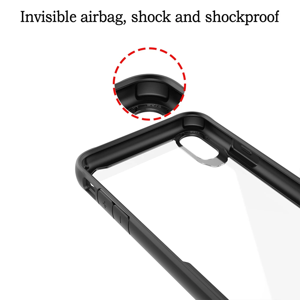 For iPhone 7 8 6 6s 5s SE Case Transparent Shockproof Cover X XS Plus Coque 9 7Plus 8Plus Fundas |