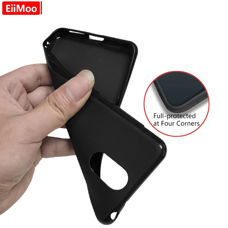 Мягкий силиконовый чехол EiiMoo из ТПУ для Alcatel 3L 2019 5039 5039D милый мультяшный на заднюю