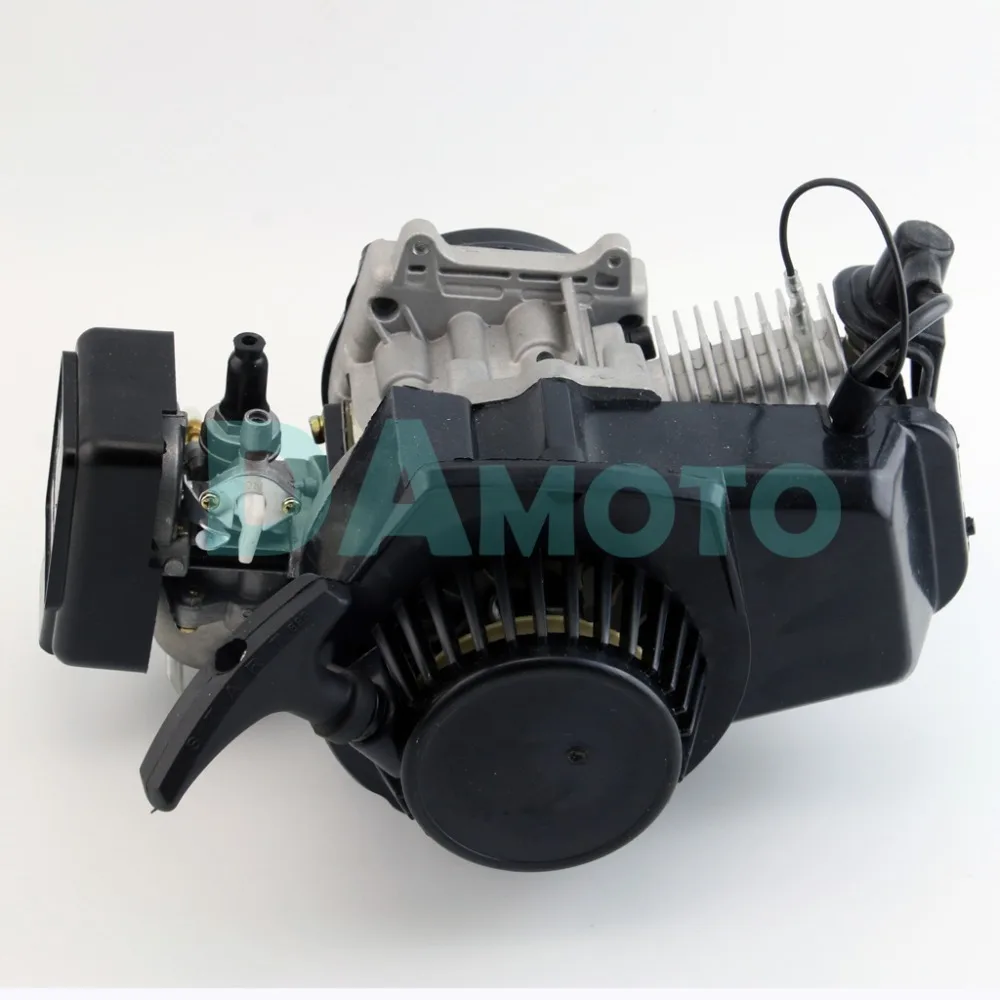 49cc двухтактный велосипедный газовый двигатель Моторизованный Мини Байк скутер с