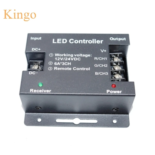 DC12-24V 6A * 3 RF пульт дистанционного управления беспроводной сенсорной панелью RGB LED