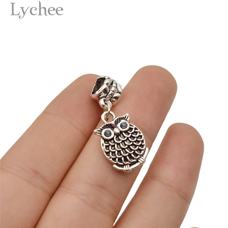 Lychee 12 шт. Сплав Подвеска дреды бусины волосы коса отверстие волос оплетка манжеты зажим отверстие головные уборы аксессуары случайный