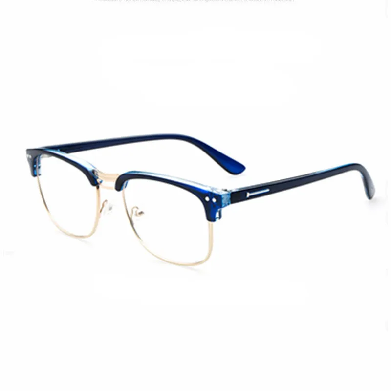 blue Классические винтажные женские очки для глаз, оправа для мужчин, oculos de grau feminino armacao очки - Цвет оправы: blue