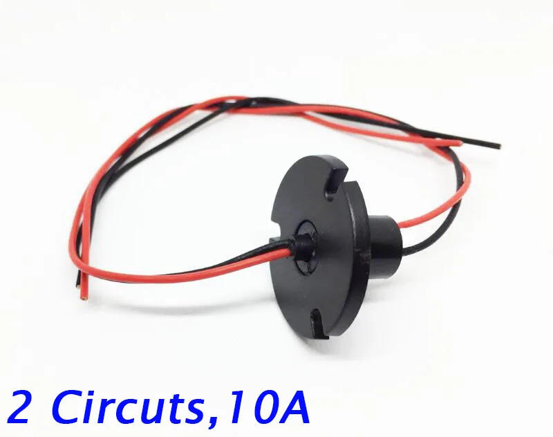 Бесплатная доставка кольцо скользящее 2 цепи 10 А проводящее вращение на 360