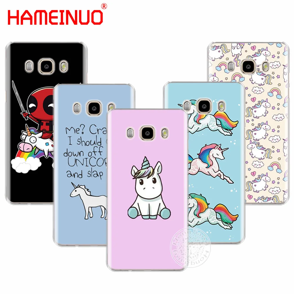 HAMEINUO чехол для телефона с единорогом лошадью Samsung Galaxy J1 J2 J3 J5 J7 MINI ACE 2016 2015 |
