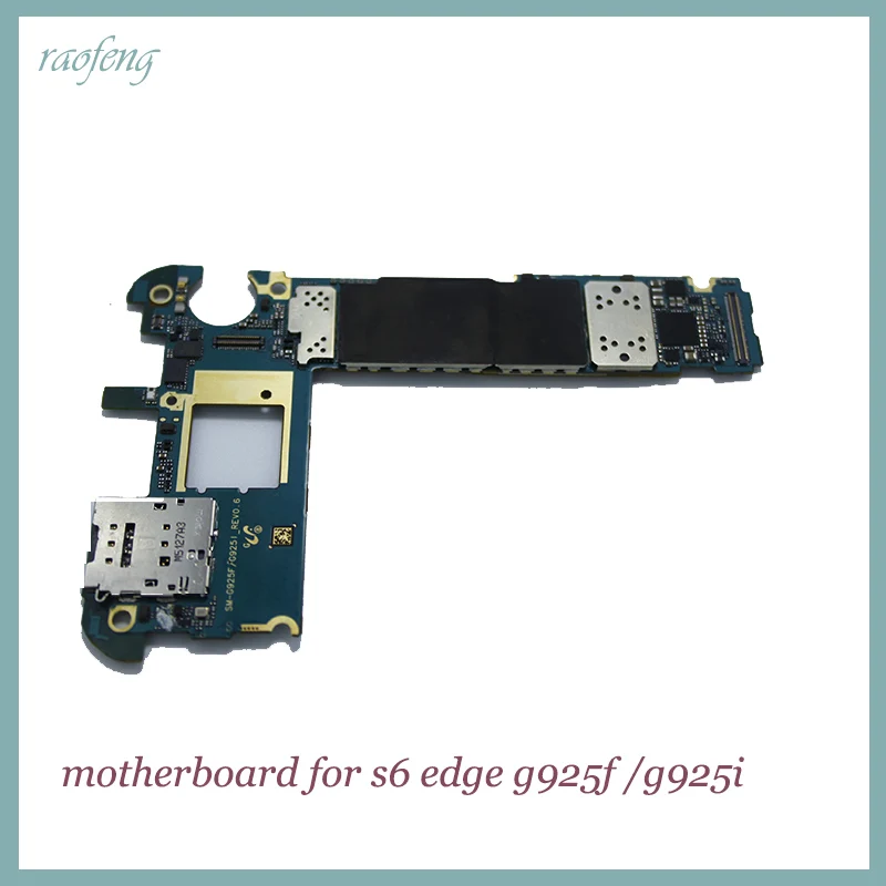 Raofeng хорошо работает Материнская плата для Samsung s6 edge g925f/g925i разблокирована с