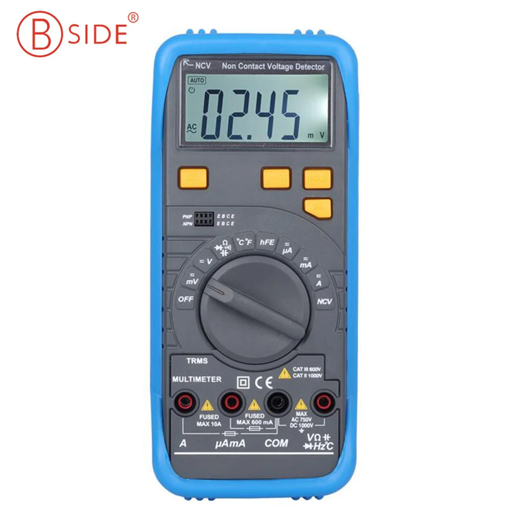 Цифровой мультиметр BSIDE ADM08 True RMS с автоматическим выбором диапазона +