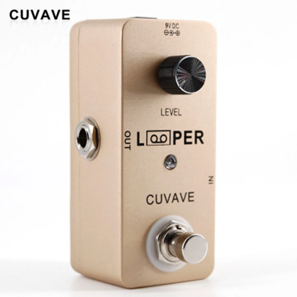 CUVAVE Looper Guitar Effect Pedal 24 bit Lossless Uncompressed Tone 5 Minutes Recording Effects Stompbox for Electric | Спорт и